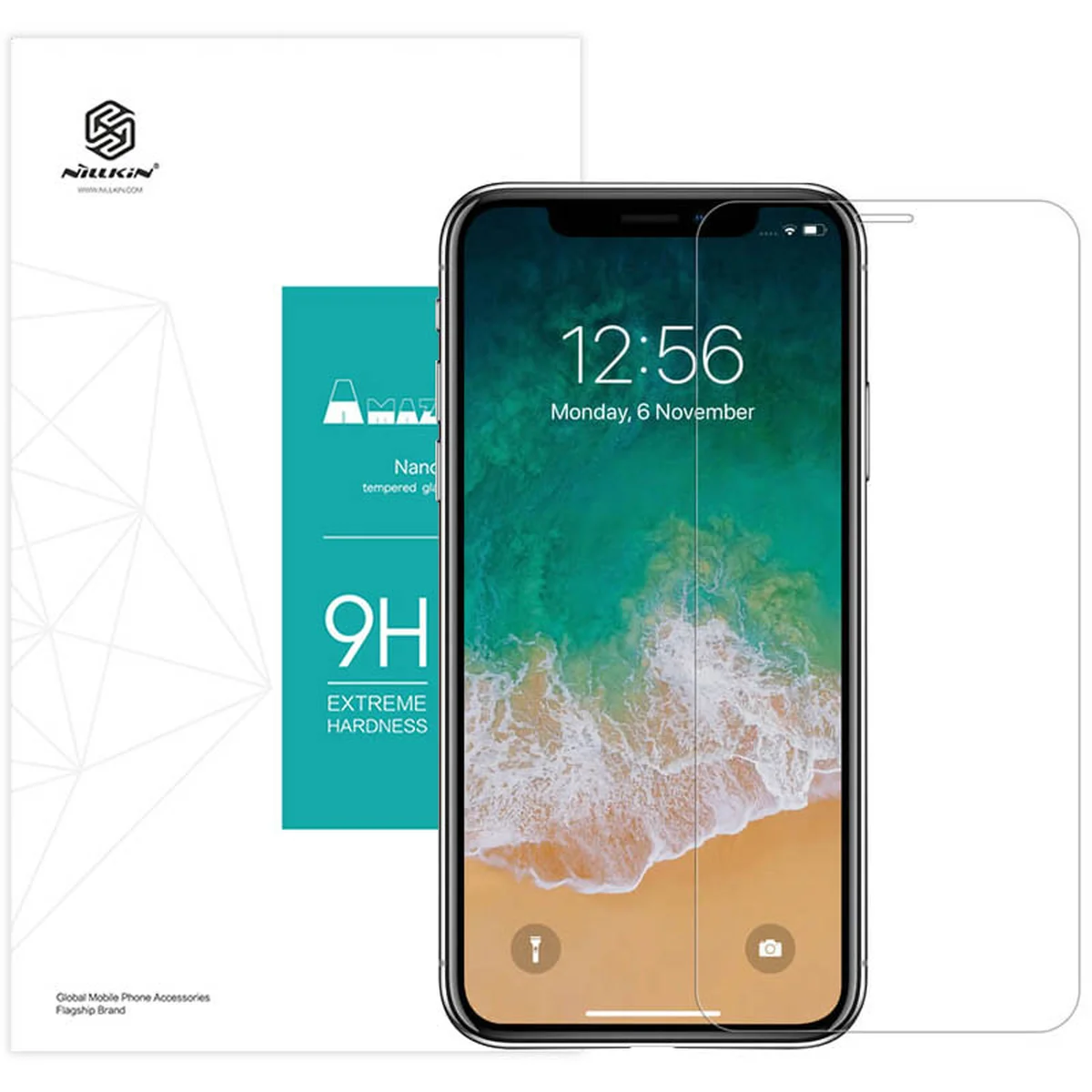 Защитное стекло Nillkin (H) для Apple iPhone XS Max / 11 Pro Max (6.5") (+пленка) Прозрачное