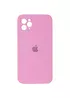 Чохол Silicone Case Square Full Camera Protective (AA) для Apple iPhone 11 Pro Max (6.5 ") Рожевий / Light pink