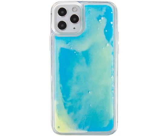 Неоновий чохол Neon Sand glow in the dark для Apple iPhone 11 Pro Max (6.5 ") Блакитний