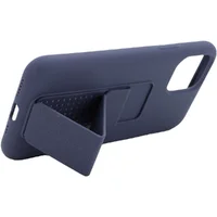 Чехол Silicone Case Hand Holder для Apple iPhone 11 Pro Max (6.5") Темно-синий / Midnight blue