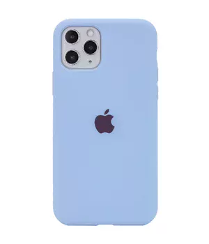 Чохол Silicone case (A) (з закритим низом) для Apple iPhone 11 Pro Max (6.5 ") Блакитний / Lilac Blue
