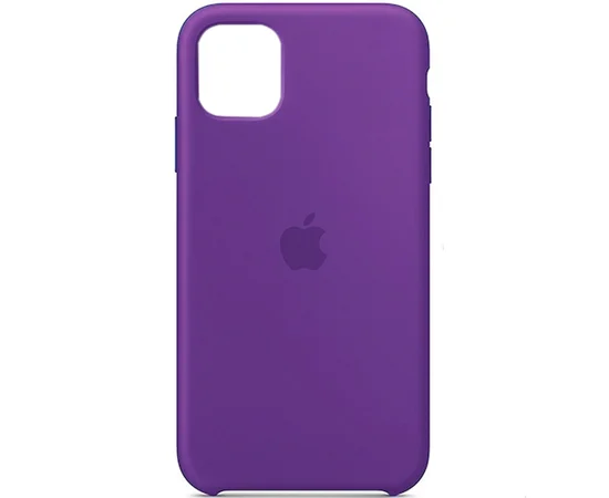 Чехол Silicone case (A) для Apple iPhone 11 Pro Max (6.5") Фиолетовый / Grape