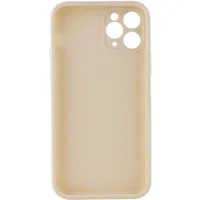 Силіконовий чохол Candy Full Camera для Apple iPhone 11 Pro Max (6.5 ") Бежевий / Antigue White