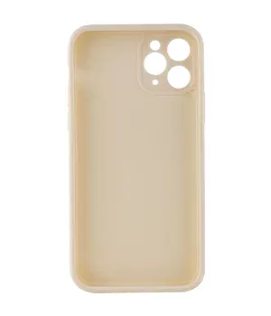 Силиконовый чехол Candy Full Camera для Apple iPhone 11 Pro Max (6.5") Бежевый / Antigue White