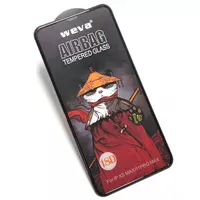 Захисне 2.5D скло Weva AirBag (тех.пак) для Apple iPhone 11 Pro Max / XS Max (6.5") Чорний