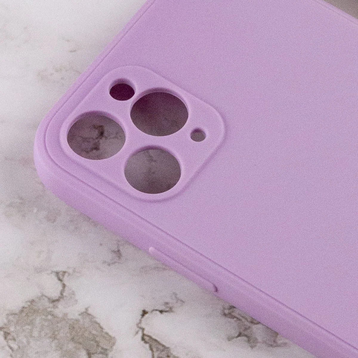 Силіконовий чохол Candy Full Camera для Apple iPhone 11 Pro Max (6.5 ") Бузковий / Dasheen