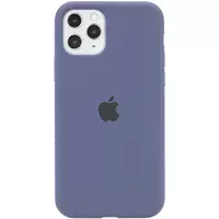 Чохол Silicone case (A) (з закритим низом) для Apple iPhone 11 Pro Max (6.5 ") Темний Синій / Midnight Blue