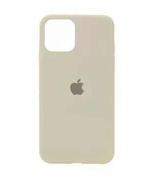 Чохол Silicone Case Full Protective (AA) для Apple iPhone 11 Pro Max (6.5 ") Бежевий / Antigue White