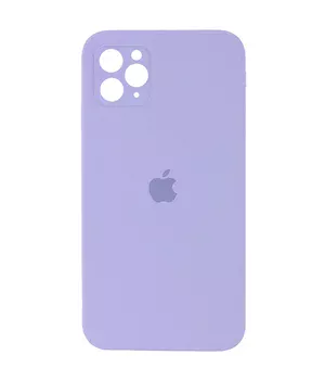 Чехол Silicone Case Square Full Camera Protective (AA) для Apple iPhone 11 Pro Max (6.5") Сиреневый / Dasheen