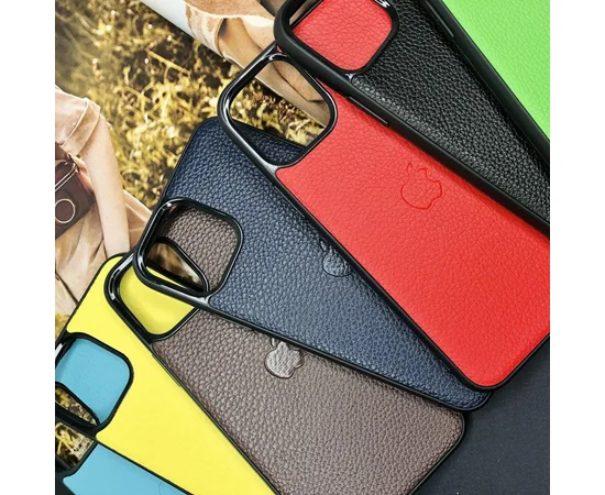 Кожаная накладка Epic Vivi Logo series для Apple iPhone 11 Pro Max (6.5") Синий