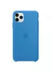 Чехол Silicone case (AAA) для Apple iPhone 11 Pro Max (6.5") Синий / Surf Blue