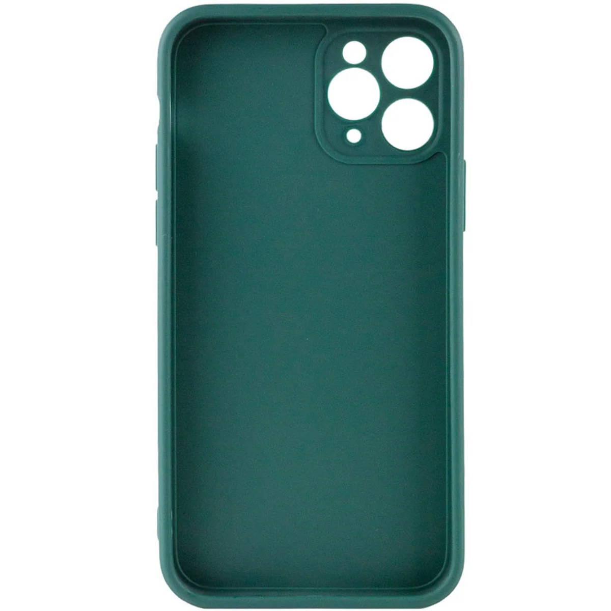 Силиконовый чехол Candy Full Camera для Apple iPhone 11 Pro Max (6.5") Зеленый / Forest green