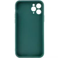 Силиконовый чехол Candy Full Camera для Apple iPhone 11 Pro Max (6.5") Зеленый / Forest green