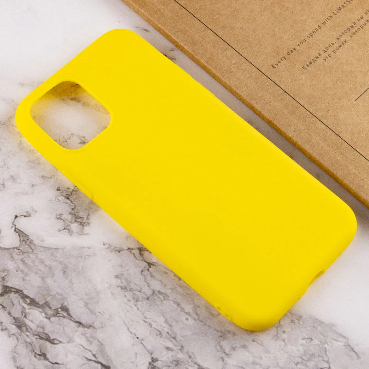Силіконовий чохол Candy для Apple iPhone 11 Pro Max (6.5 ") Жовтий