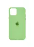 Чохол Silicone Case Full Protective (AA) для Apple iPhone 11 Pro Max (6.5 ") М'ятний / Mint