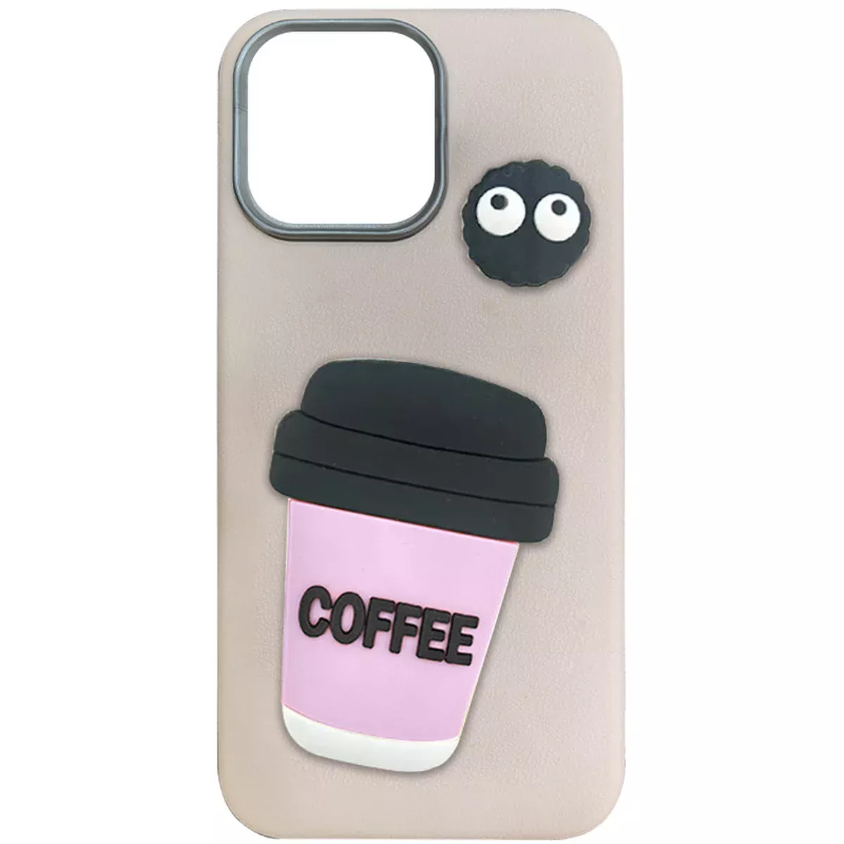 Чохол TPU Leather Toys для Apple iPhone 11 Pro Max (6.5") Coffee / Pink