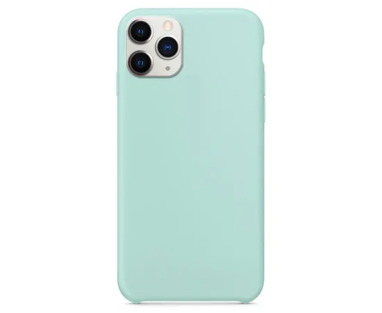 Силіконовий чохол Soft cover для Apple iPhone 11 Pro Max (6.5 ") Блакитний / Marine Green