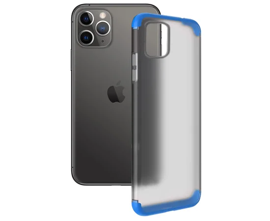 Матовая PC накладка GKK LikGus 360 градусов для Apple iPhone 11 Pro (5.8") Синий