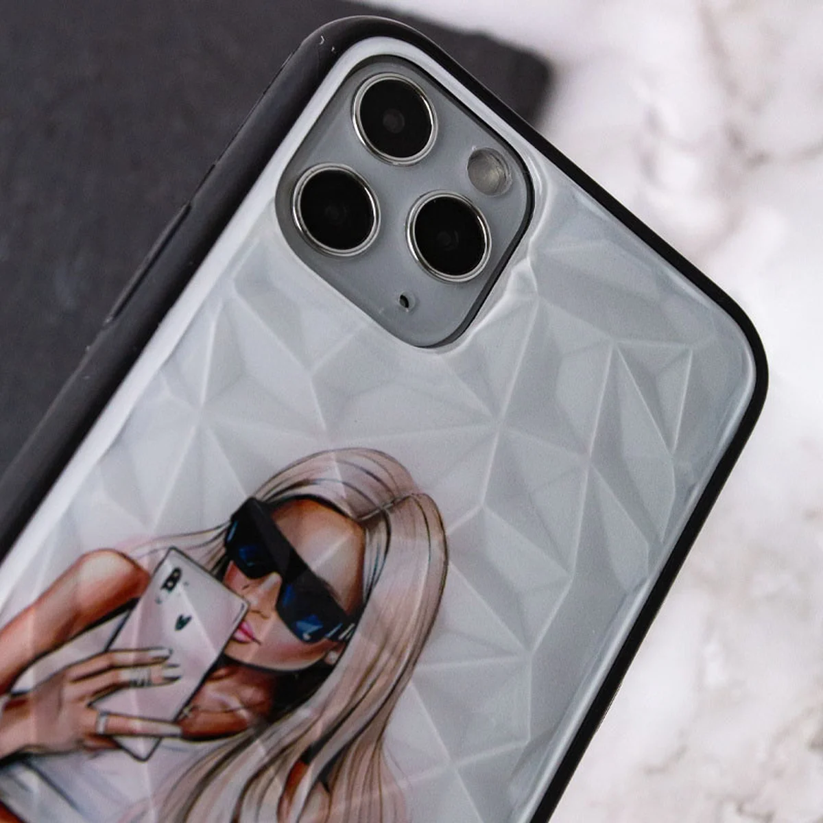 TPU+PC чехол Prisma Ladies для Apple iPhone 11 Pro (5.8") Handbag