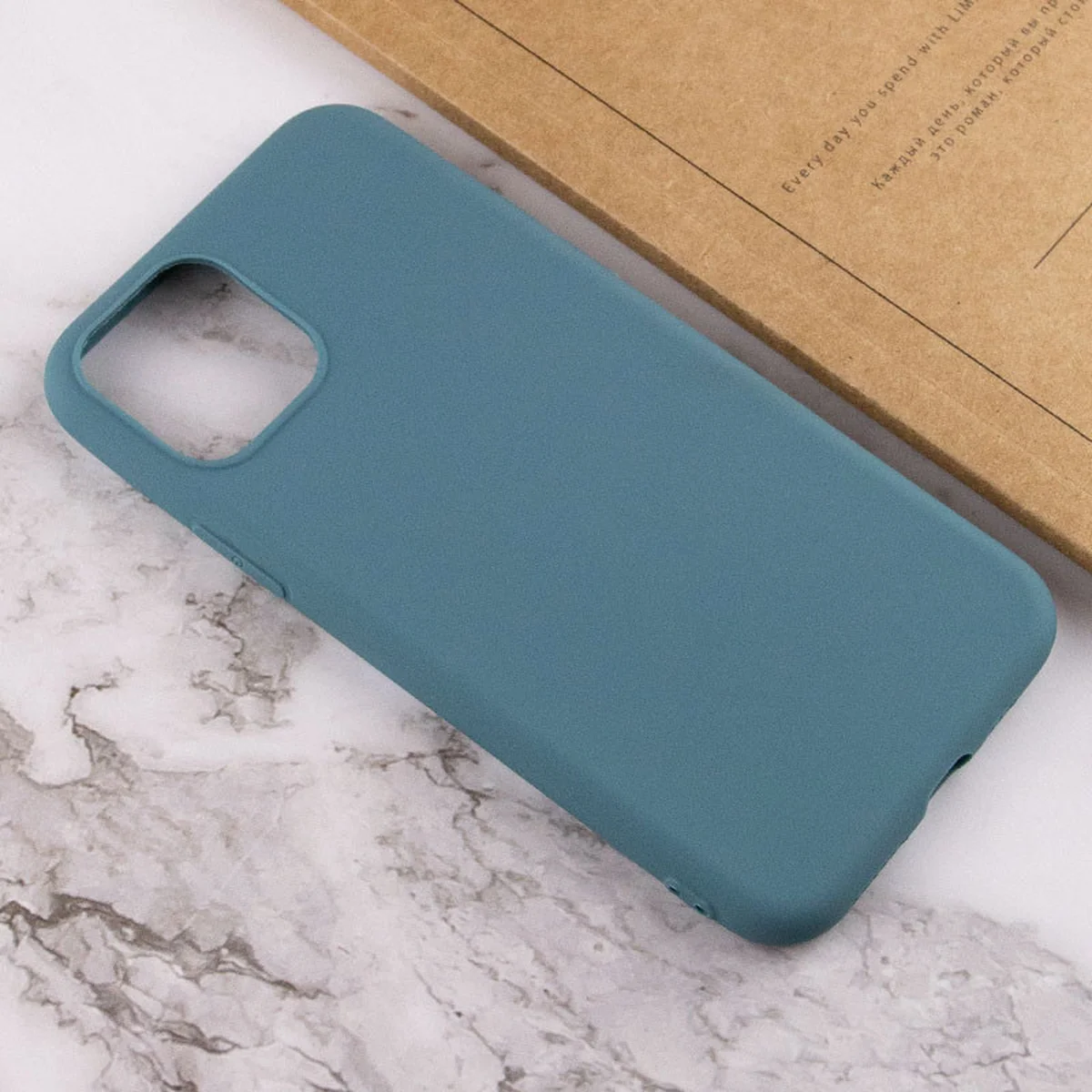 Силиконовый чехол Candy для Apple iPhone 11 Pro (5.8") Синий / Powder Blue