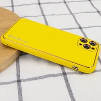Шкіряний чохол Xshield для Apple iPhone 11 Pro (5.8 ") Жовтий / Yellow