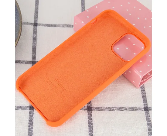 Чехол Silicone case (A) для Apple iPhone 11 Pro (5.8") Оранжевый / Nectraine