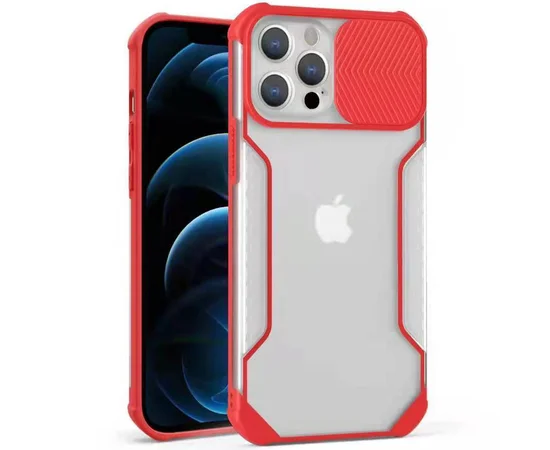 Чехол Camshield matte Ease TPU со шторкой для Apple iPhone 11 Pro (5.8") Красный