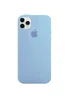 Чехол Silicone case (A) (с закрытым низом) для Apple iPhone 11 Pro (5.8") Голубой / Lilac Blue