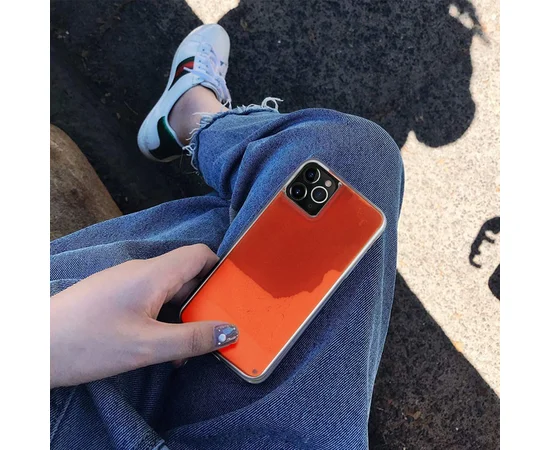 Неоновый чехол Neon Sand glow in the dark для Apple iPhone 11 Pro (5.8") Оранжевый