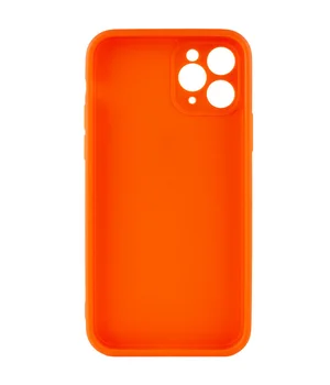 Силиконовый чехол Candy Full Camera для Apple iPhone 11 Pro (5.8") Оранжевый / Orange