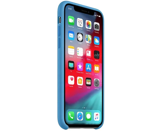 Чехол Silicone case (A) для Apple iPhone 11 Pro (5.8") Голубой / Sky Blue