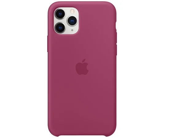 Чехол Silicone case (AAA) для Apple iPhone 11 Pro (5.8") Малиновый / Pomegranate