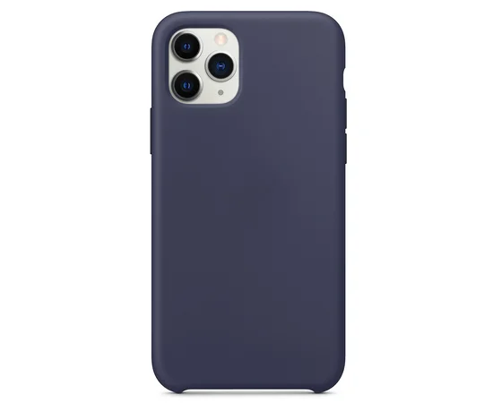 Силиконовый чехол Soft cover для Apple iPhone 11 Pro (5.8") Синий / Midnight Blue