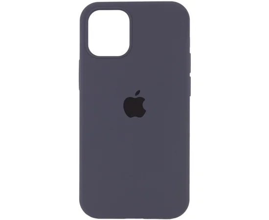 Чохол Silicone Case (AA) Logo with MagSafe для Apple iPhone 11 Pro (5.8") Сірий / Dark Gray
