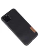 Карбоновая накладка G-Case Dark series для Apple iPhone 11 Pro (5.8") Черный