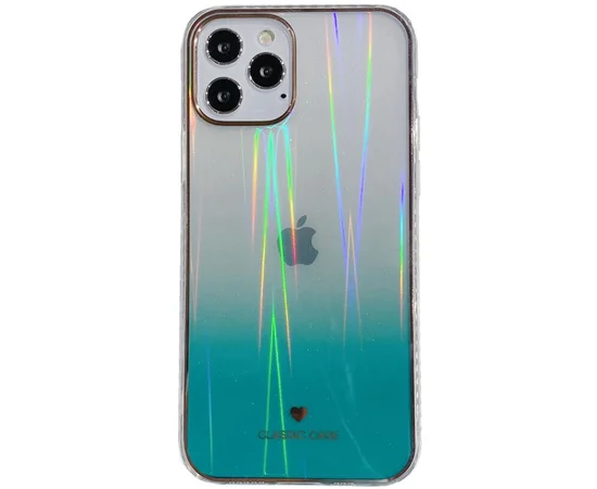 TPU+Glass чехол Aurora Classic для Apple iPhone 11 Pro (5.8") Зеленый