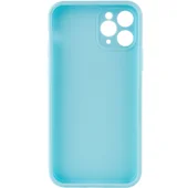 Силиконовый чехол Candy Full Camera для Apple iPhone 11 Pro (5.8") Бирюзовый / Turquoise