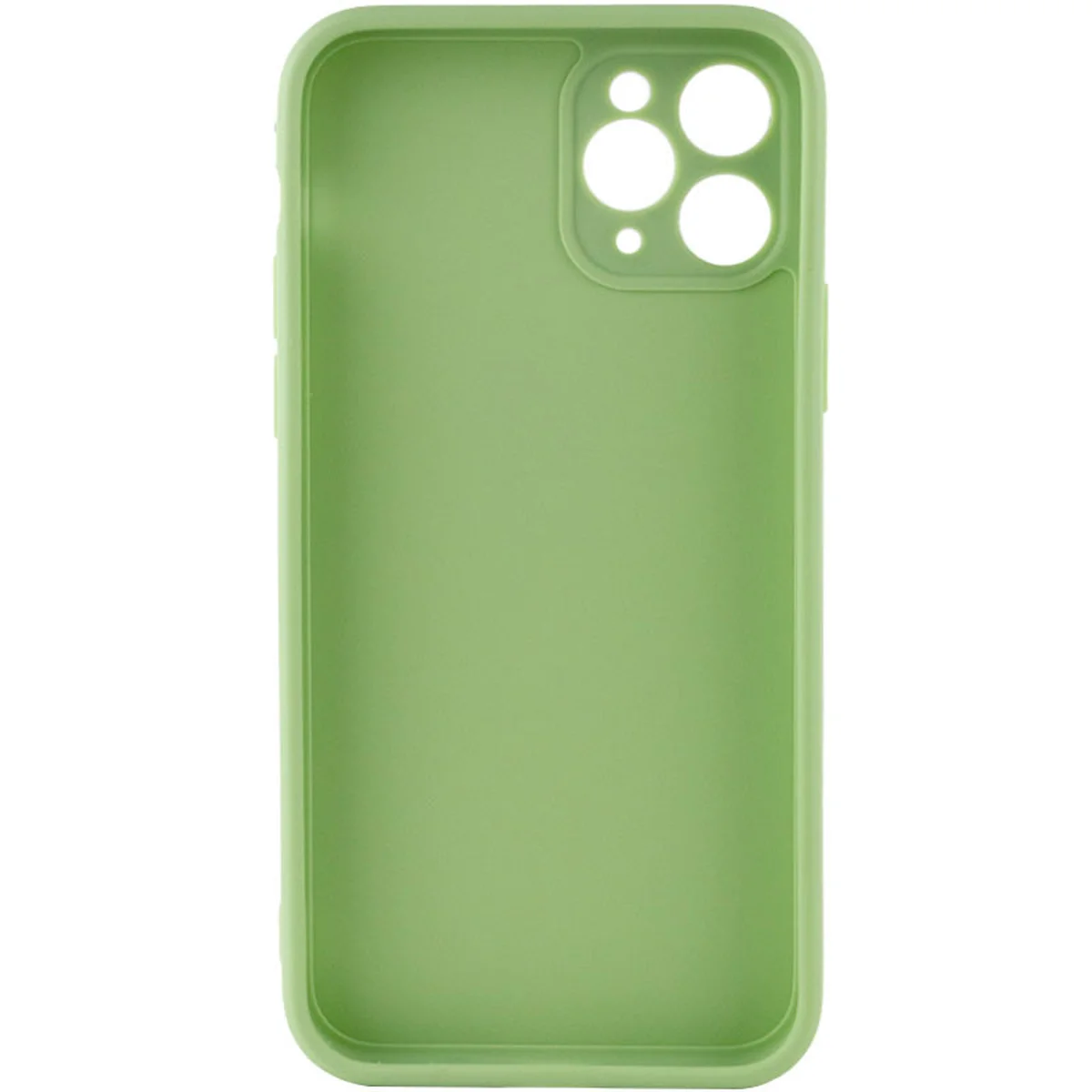 Силиконовый чехол Candy Full Camera для Apple iPhone 11 Pro (5.8") Фисташковый