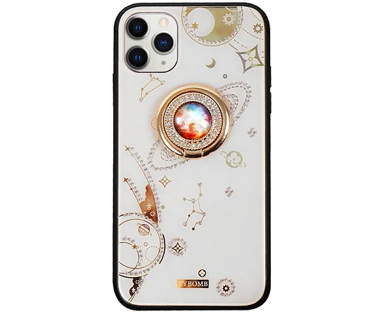 TPU+Glass чехол TYBOMB Cloud Atlas для Apple iPhone 11 Pro (5.8") white
