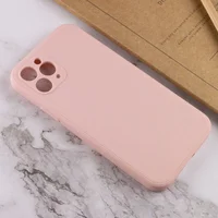 Силіконовий чохол Candy Full Camera для Apple iPhone 11 Pro (5.8 ") Рожевий / Pink Sand