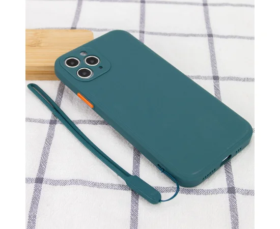 Чехол TPU Square Full Camera для Apple iPhone 11 Pro (5.8") Зеленый