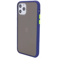 TPU+PC чехол Color Buttons для Apple iPhone 11 Pro (5.8") Синий
