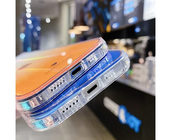 TPU+Glass чехол Aurora Classic для Apple iPhone 11 Pro (5.8") Синий