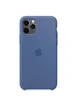 Чехол Silicone case (AAA) для Apple iPhone 11 Pro (5.8") Синий / Linen Blue