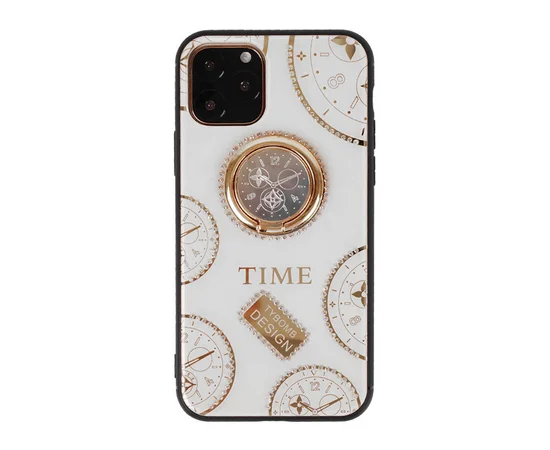 TPU+Glass чехол TYBOMB Shinig Watch для Apple iPhone 11 Pro (5.8") Белый