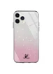 TPU+Glass чехол Swarovski для Apple iPhone 11 Pro (5.8") Розовый