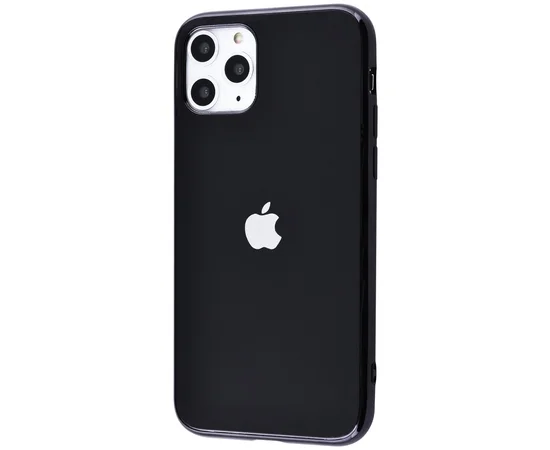 TPU чехол Matte LOGO для Apple iPhone 11 Pro (5.8") Черный / Black