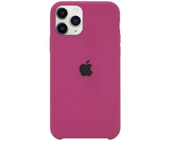 Чехол Silicone Case (AA) для Apple iPhone 11 Pro (5.8") Малиновый / Dragon Fruit