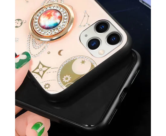 TPU+Glass чехол TYBOMB Cloud Atlas для Apple iPhone 11 Pro (5.8") Pink