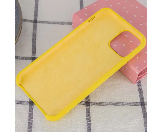 Чехол Silicone Case (AA) для Apple iPhone 11 Pro (5.8") Желтый / Canary Yellow
